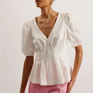 NWOT Ted Baker BURDUR Balloon Short Sleeve Top